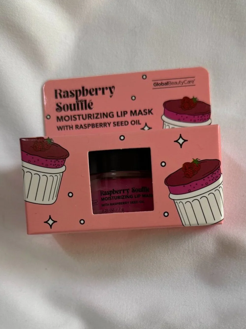 Global Beauty Care Lip Mask Set: Raspberry Souffle, Lavendar Lemonade